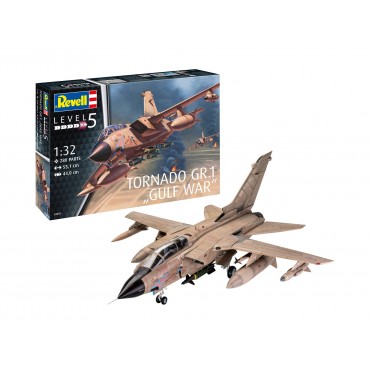 KIT PARA MONTAR REVELL AVIÃO TORNADO GR.1 "GULF WAR" 1/32 280 PEÇAS REV 03892